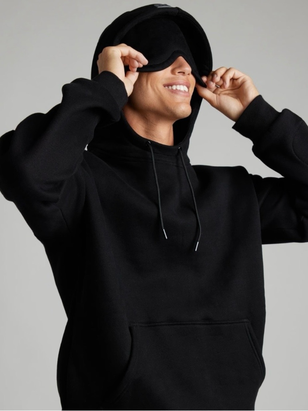 Comfrt Black Women's Cozy Pullover Hoodie Sweatshirt